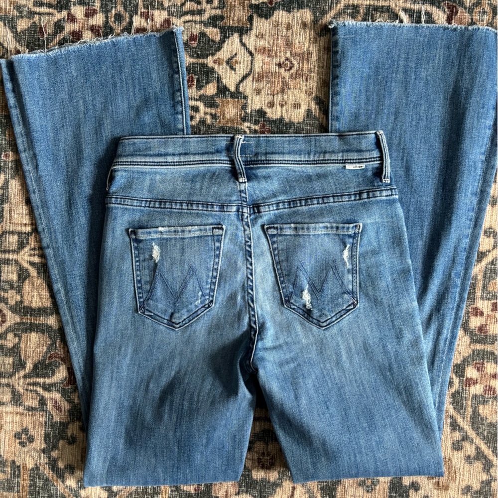 Mother The Weekend Fray Graffiti Girl Jeans